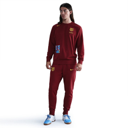 NIKE FC Barcelona Sportswear Club French Terry Crew...