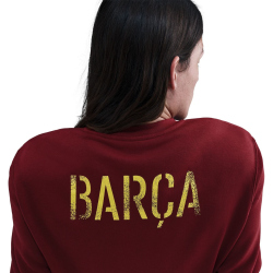 NIKE FC Barcelona Sportswear Club French Terry Crew...