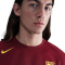 NIKE FC Barcelona Sportswear Club French Terry Crew Sweatshirt Herren 677 - team red/opti yellow S