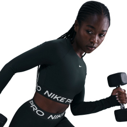NIKE Pro 365 Dri-FIT Cropped langarm Trainingsshirt Damen...