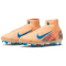 NIKE Mercurial Superfly 10 Elite Kylian Mbappé FG Fußballschuhe Herren 801 - melon tint/neo turq-igloo 39