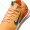 NIKE Jr. Mercurial Vapor 16 Academy Kylian Mbappé IC Fußballschuhe Kinder 801 - melon tint/neo turq-igloo 32