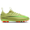 NIKE Jr. Mercurial Vapor 16 Academy AG Fußballschuhe Kinder 300 - limelight/volt-hyper crimson 32