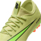 NIKE Jr. Mercurial Vapor 16 Academy AG Fußballschuhe Kinder 300 - limelight/volt-hyper crimson 32