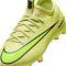 NIKE Jr. Mercurial Vapor 16 Academy FG/MG Fußballschuhe Kinder 300 - limelight/volt-hyper crimson 32