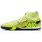 NIKE Mercurial Superfly 10 Academy TF Multinocken-Fußballschuhe Herren 300 - limelight/volt-hyper crimson 40.5