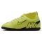 NIKE Jr. Mercurial Superfly 10 Club IC Fußballschuhe Kinder 300 - limelight/volt-hyper crimson 32