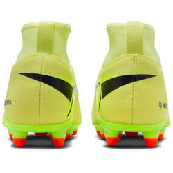 NIKE Jr. Mercurial Superfly 10 Club FG/MG Fußballschuhe Kinder 300 - limelight/volt-hyper crimson 32