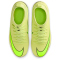 NIKE Jr. Mercurial Superfly 10 Club FG/MG Fußballschuhe Kinder 300 - limelight/volt-hyper crimson 32