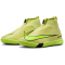NIKE Jr. Mercurial Superfly 10 Academy IC Fußballschuhe Kinder 300 - limelight/volt-hyper crimson 33