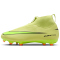NIKE Jr. Mercurial Superfly 10 Academy FG/MG Fußballschuhe Kinder 300 - limelight/volt-hyper crimson 32
