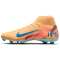 NIKE Mercurial Superfly 10 Academy Kylian Mbappé FG/MG Fußballschuhe Herren 801 - melon tint/neo turq-igloo 36