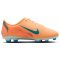 NIKE Jr. Mercurial Vapor 16 Club Kylian Mbappé FG/MG Fußballschuhe Kinder 801 - melon tint/neo turq-igloo 33