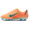 NIKE Jr. Mercurial Vapor 16 Club Kylian Mbappé FG/MG Fußballschuhe Kinder 801 - melon tint/neo turq-igloo 33