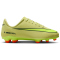 NIKE Jr. Mercurial Vapor 16 Club FG/MG Fußballschuhe Kinder 300 - limelight/volt-hyper crimson 32