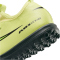 NIKE Jr. Mercurial Vapor 16 Academy TF Multinocken-Fußballschuhe Kinder 300 - limelight/volt-hyper crimson 33