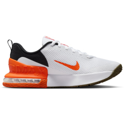 NIKE Air Max Alpha Trainer 6 Fitnessschuhe Herren 109 - white/safety orange-black 44