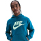 NIKE Club Fleece Hoodie Herren 301 - green abyss/green abyss/mint foam L