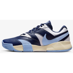 NIKE Court Lite 4 Tennisschuhe 103 - white/psychic blue-midnight navy 44