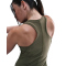 NIKE Victory Dri-FIT Tanktop Damen 222 - medium olive/white S
