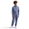 NIKE Sportswear Club Fleece Hoodie Kinder 499 - world indigo/white L (147-158 cm)