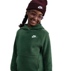 NIKE Sportswear Club Fleece Hoodie Kinder 323 - fir/white L (147-158 cm)
