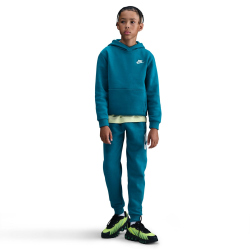 NIKE Sportswear Club Fleece Hoodie Kinder 301 - green abyss/white L (147-158 cm)