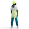 NIKE Club Fleece Jogginghose Kinder 301 - green abyss/white M (137-147 cm)