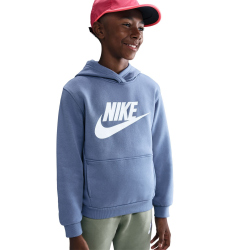 NIKE Sportswear Club Fleece Hoodie Kinder 499 - world indigo/white XL (158-170 cm)