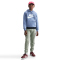 NIKE Sportswear Club Fleece Hoodie Kinder 499 - world indigo/white XL (158-170 cm)