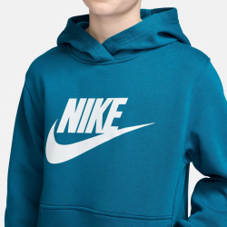 NIKE Sportswear Club Fleece Hoodie Kinder 301 - green abyss/white M (137-147 cm)