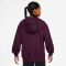 NIKE Sportswear Club Fleece Oversized Kapuzenjacke Kinder 610 - bordeaux/white XL (158-170 cm)