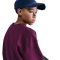 NIKE Sportswear Club Fleece Oversized Sweatshirt Kinder 610 - bordeaux/white M (137-147 cm)