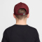 NIKE Club Dri-FIT Metal Swoosh Cap Kinder 619 - dark team red