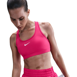 NIKE Swoosh Medium Support Padded Sport-BH Damen 666 - rush pink/white L