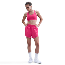 NIKE Swoosh Medium Support Padded Sport-BH Damen 666 - rush pink/white XL
