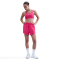 NIKE Swoosh Medium Support Padded Sport-BH Damen 666 - rush pink/white XL