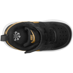 NIKE Court Borough Low Recraft Baby-Sneaker 008 - black/metallic gold-black-white 23.5