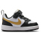 NIKE Court Borough Low Recraft Baby-Sneaker 008 - black/metallic gold-black-white 23.5