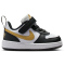 NIKE Court Borough Low Recraft Baby-Sneaker 008 - black/metallic gold-black-white 23.5
