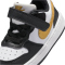 NIKE Court Borough Low Recraft Baby-Sneaker 008 - black/metallic gold-black-white 23.5