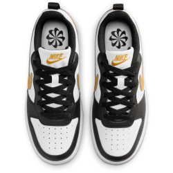 NIKE Court Borough Low Recraft Sneaker Kinder 008 - black/metallic gold-black-white 37.5