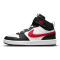 NIKE Court Borough Mid 2 Sneaker Kinder 161 - white/university red-white-black 27.5