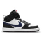 NIKE Court Borough Mid 2 Sneaker Kinder 161 - white/university red-white-black 27.5