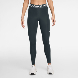NIKE Pro Tights Damen 390 - seaweed/white XL