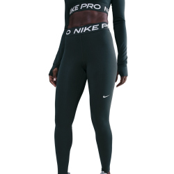NIKE Pro Tights Damen 390 - seaweed/white XL