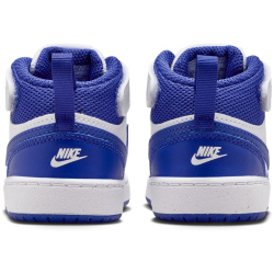 NIKE Court Borough Mid 2 Baby-Sneaker 130 - white/deep night-white 25