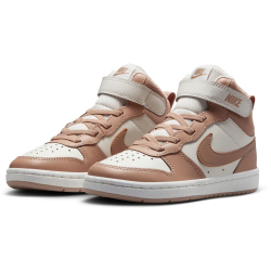 NIKE Court Borough Mid 2 Sneaker Kinder 125 - pale ivory/hemp-sail 28.5