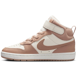NIKE Court Borough Mid 2 Sneaker Kinder 125 - pale ivory/hemp-sail 28.5