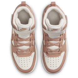 NIKE Court Borough Mid 2 Sneaker Kinder 125 - pale ivory/hemp-sail 28.5
